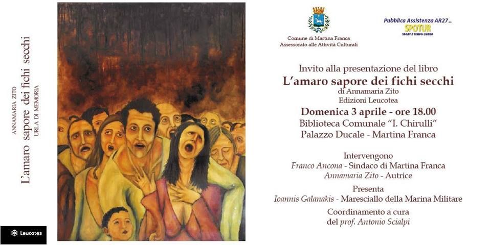 Prima presentazione a Martina Franca del libro di Annamaria Zito sulle «marocchinate» Prima presentazione a Martina Franca del libro di Annamaria Zito sulle «marocchinate»